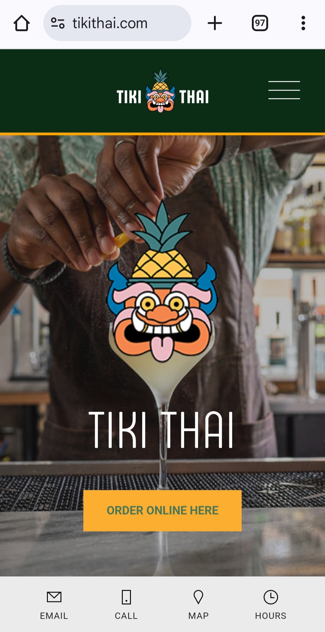 tiki thai homepage