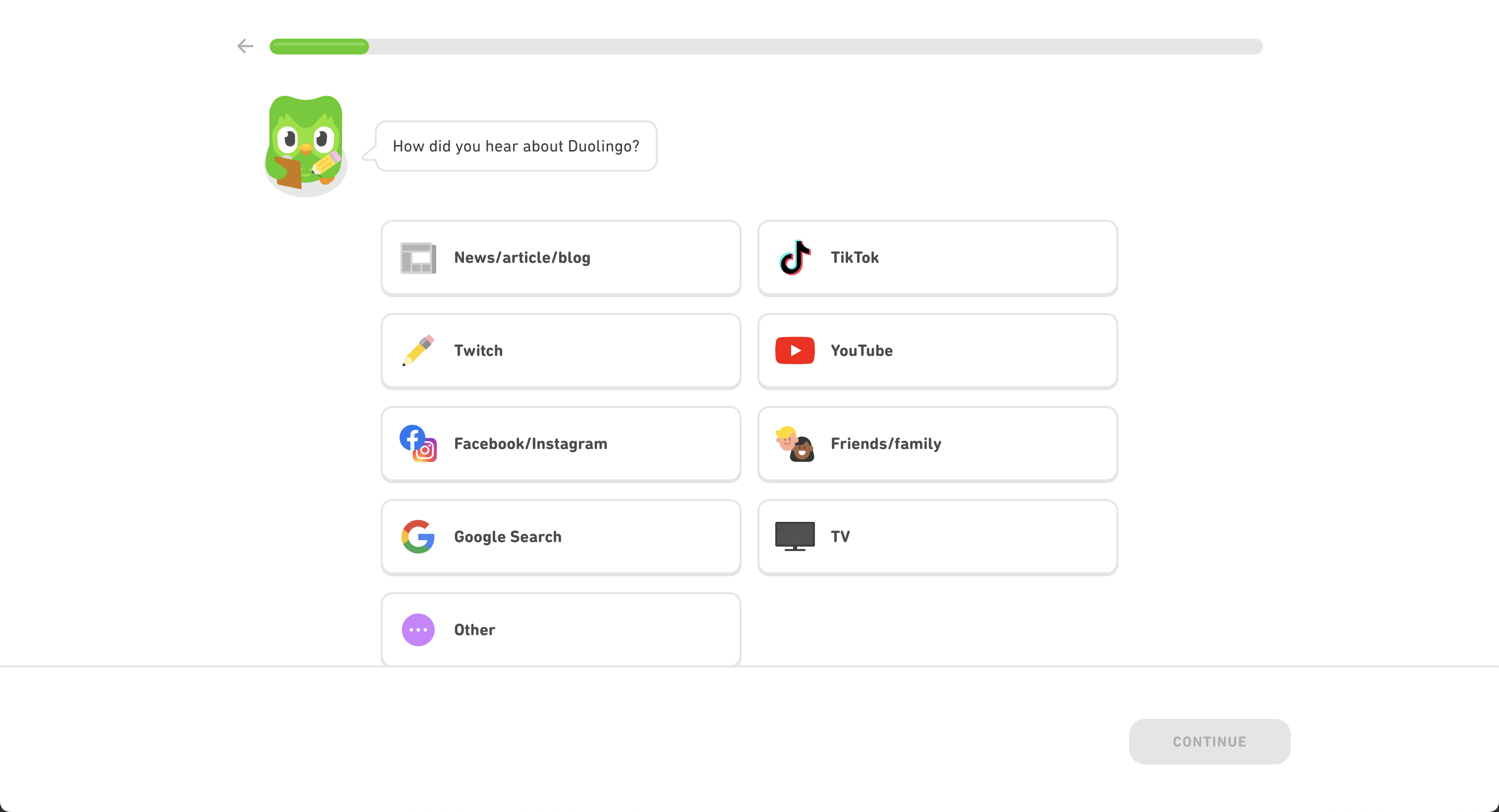 where did you hear about duolingo?